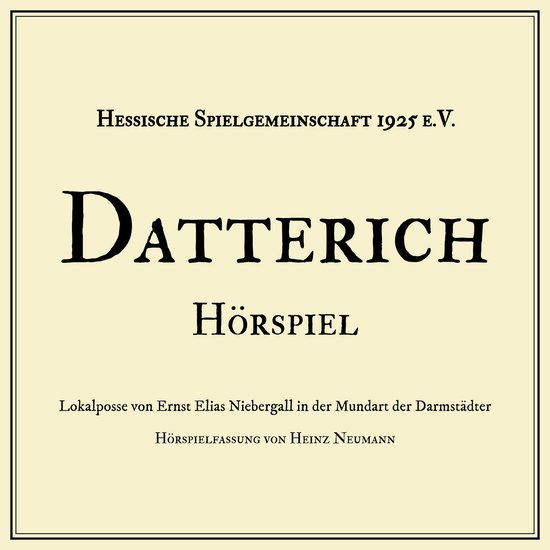 Datterich - cover