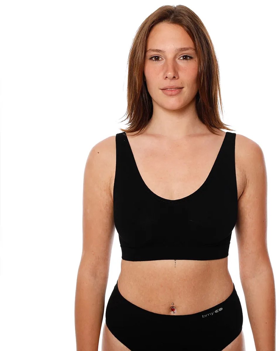 Bmymoon Bamboo Cosmos Bh Zwart L-XL Vrouw