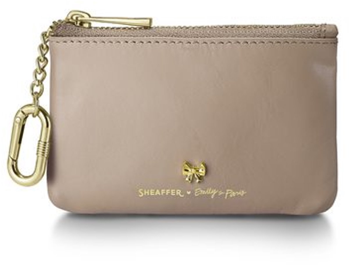 Sheaffer Sleuteletui EMILY IN PARIS leer Taupe - SF-ACLG1117