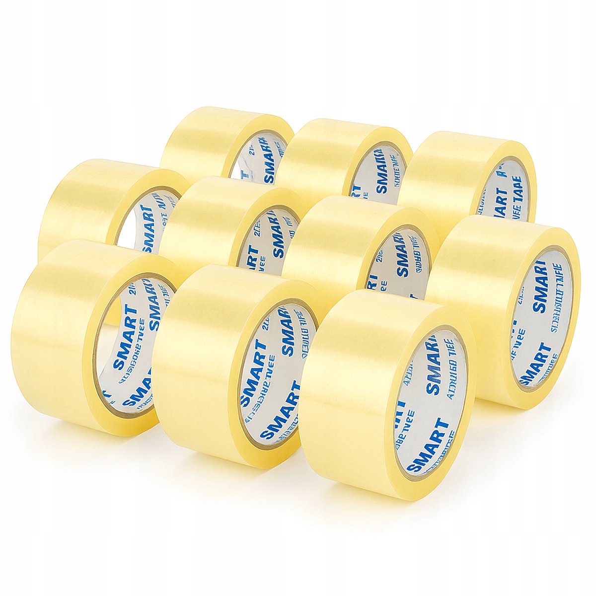 10x Pakband Acryl Transparant 48mm x 45m - Sterke Lijm