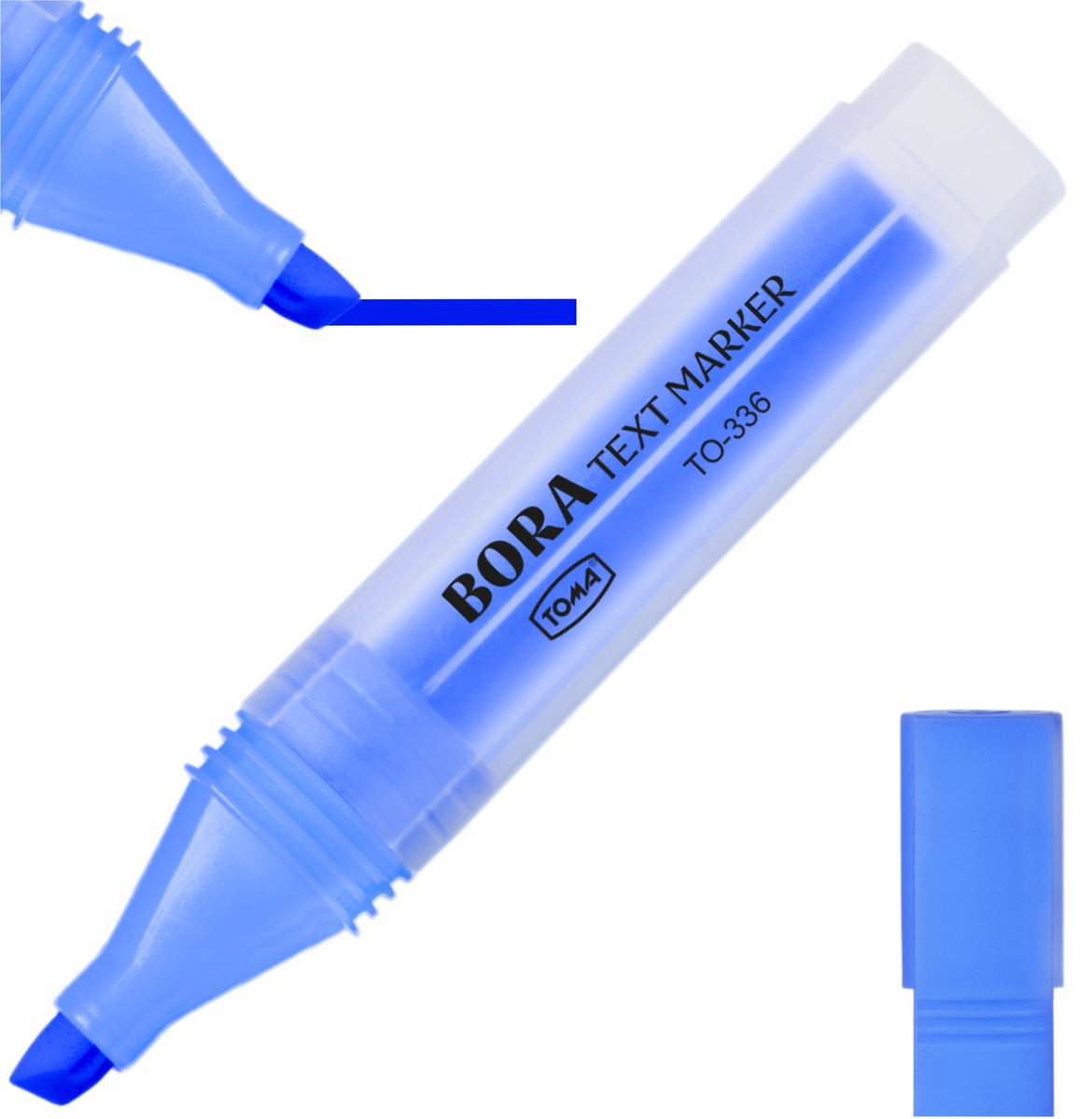 Toma Bora TO-336 Markeerpen Blauw - Duidelijke Markeringen