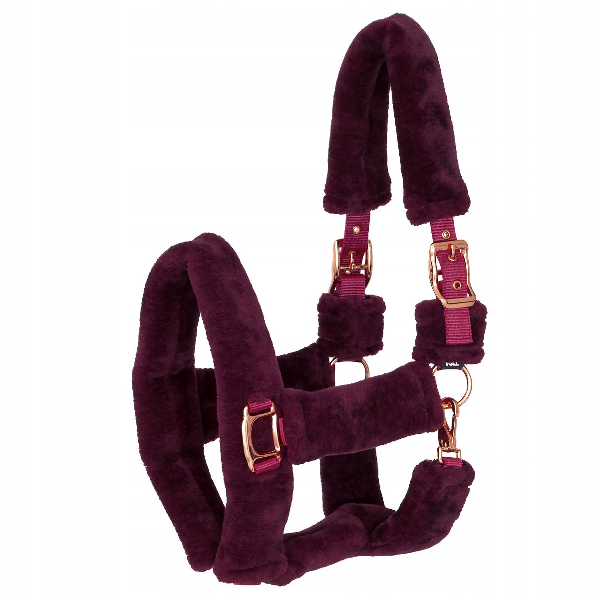 Kantar START Teddy RoseGold - Luxe Paardrijaccessoire in Bordeaux
