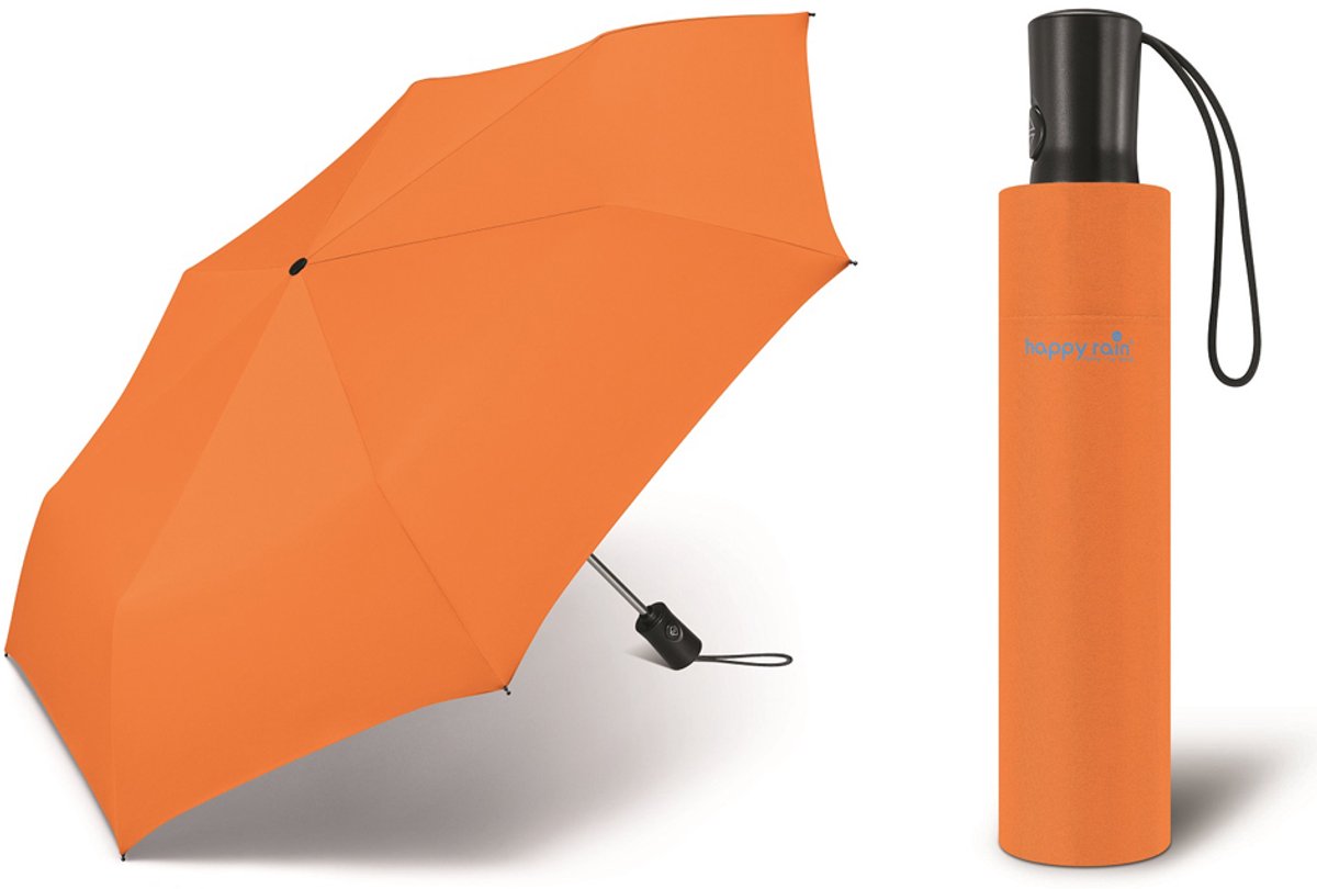 Happy Rain Automatische Paraplu - Compact & Stevig - Oranje