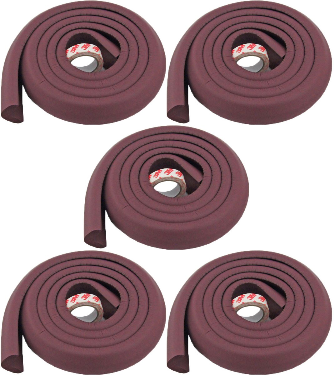 Beschermende schuimtape voor hoeken - 10 meter dikke L-vormige tape