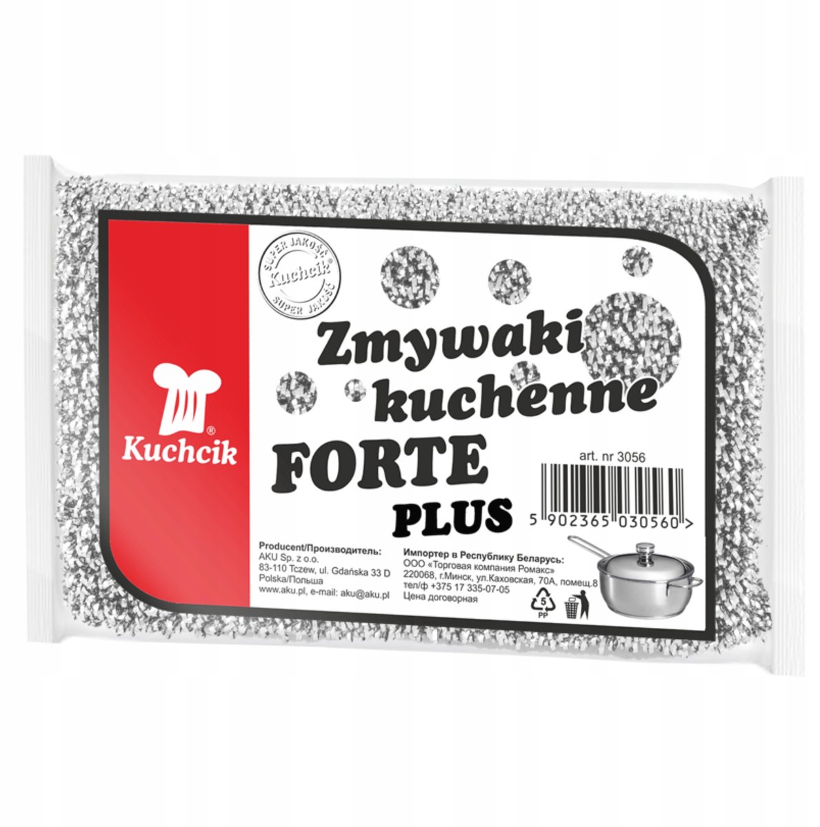 Kuchcik Forte Plus Keukenspons - Krachtige Reiniging, Krasvrij