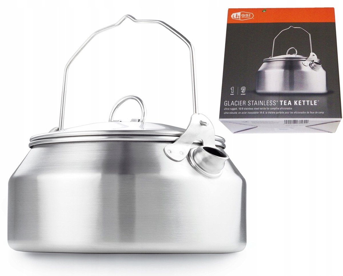 GSI Glacier Roestvrij Stalen Outdoor Waterkoker 1L