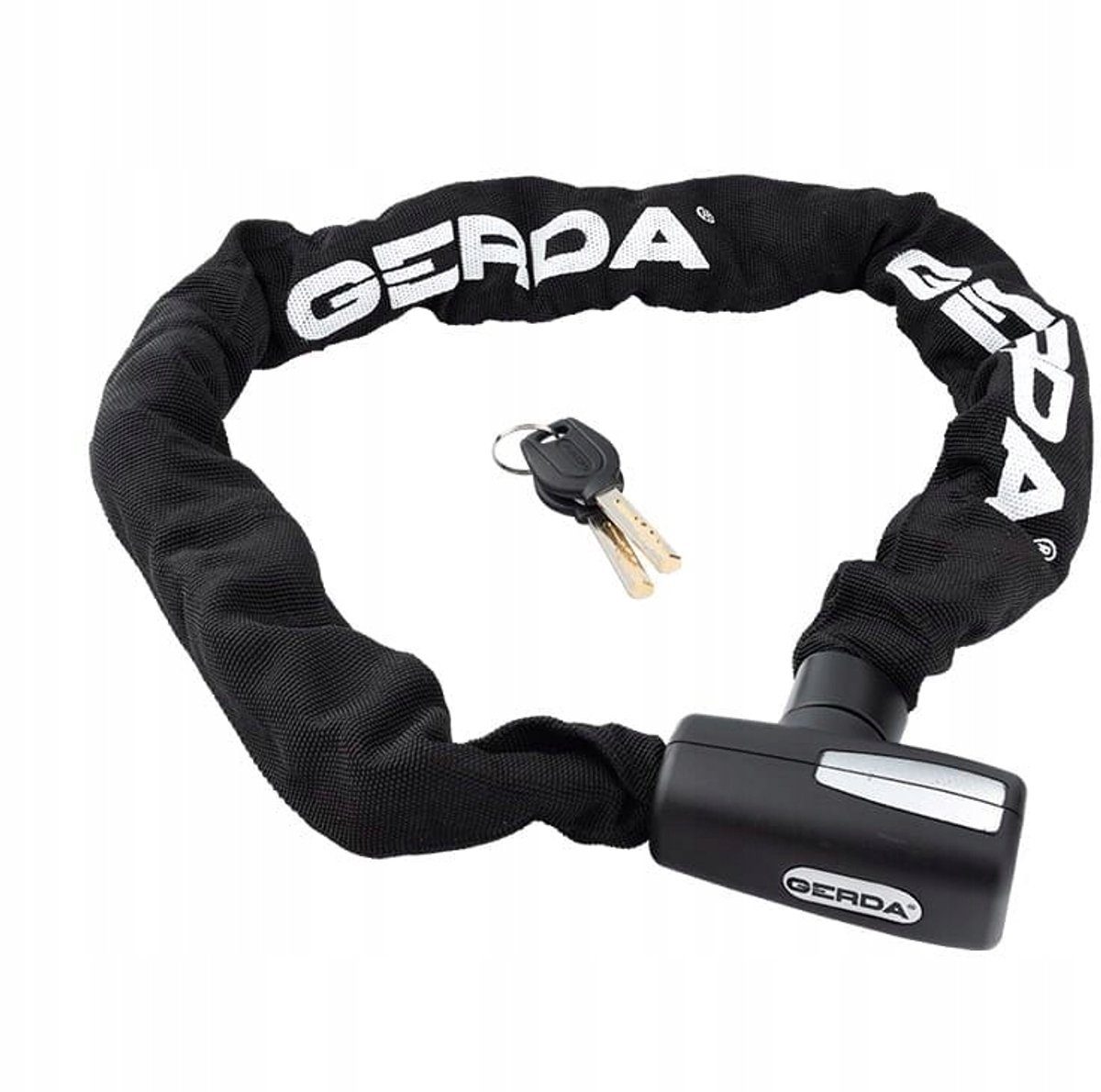 Gerda CONTRA Fietsketting 90cm - 10mm Dikte - Zwart