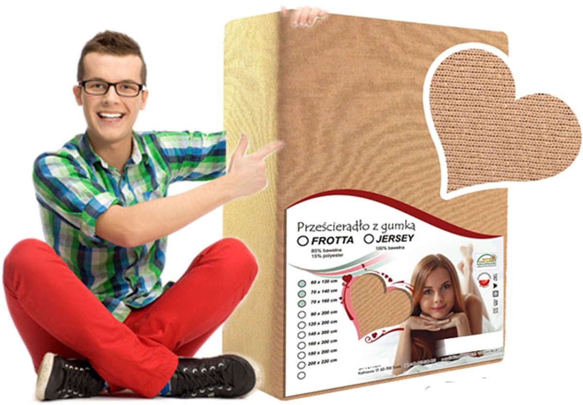Jersey Hoeslaken met Elastiek 80x190 cm - Dik & Sterk