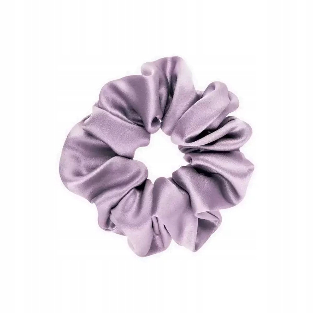 Almania Zijden Scrunchie Haarband - Heidekleur