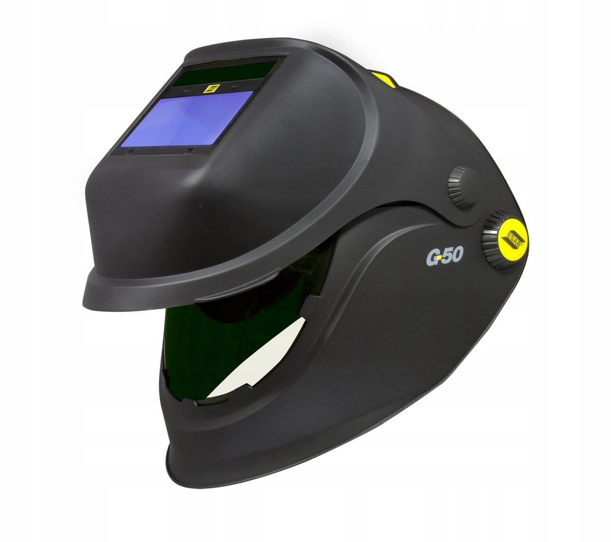 Esab G50 lashelm met klep, zelfdonkerend, voor lassen en slijpen