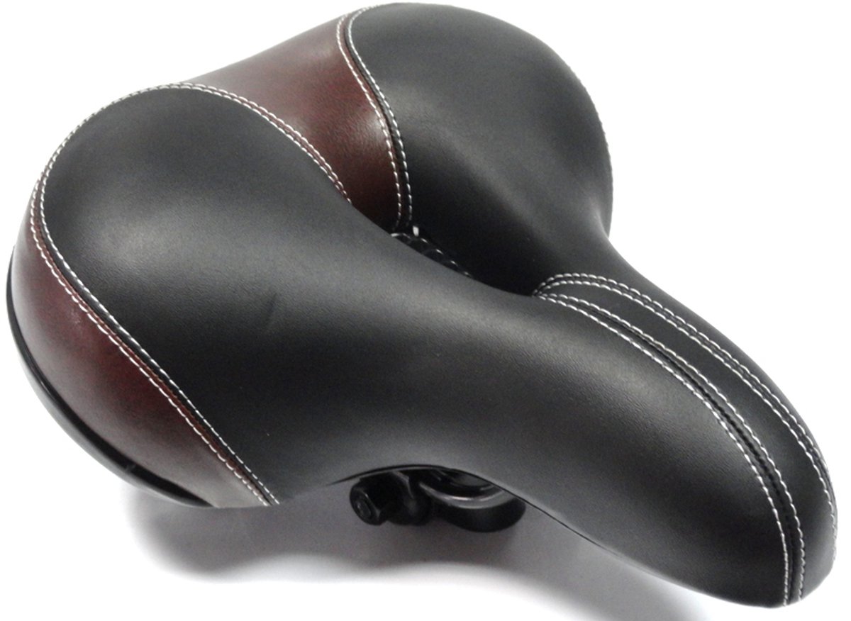Jetselle Stadsfiets Zadel - Breed, Verend, Heren