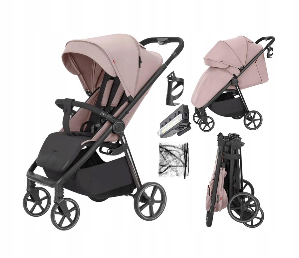 Carrello Bravo M/Lite kinderwagen - licht en comfortabel tot 22 kg
