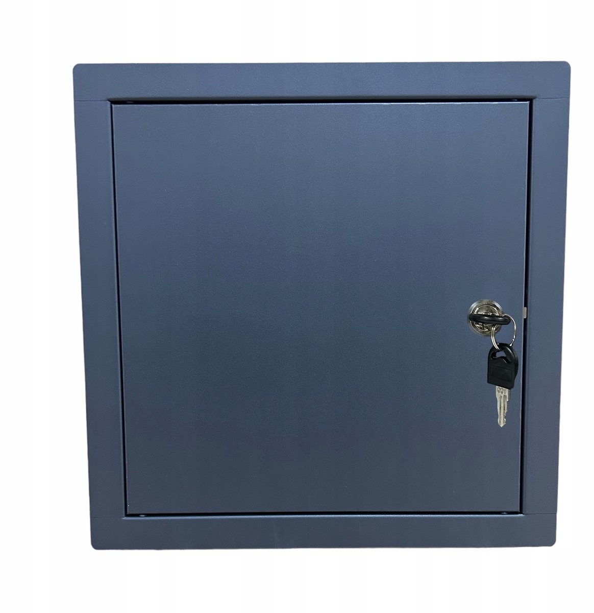 Antraciet Metalen Inspectieluik met Sleutel 30x30 cm