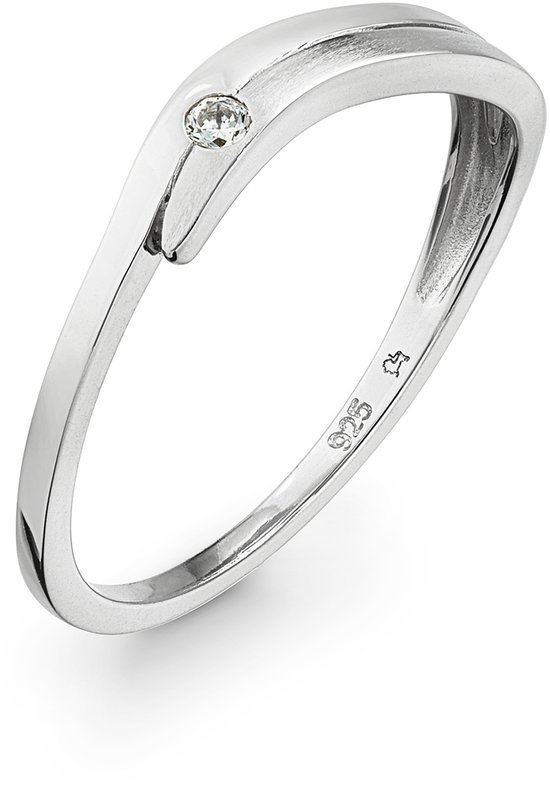 Glow 114.136952 Ring femme - Bague minimaliste - Bijoux - Argent - Argent 925 - 10 mm de large