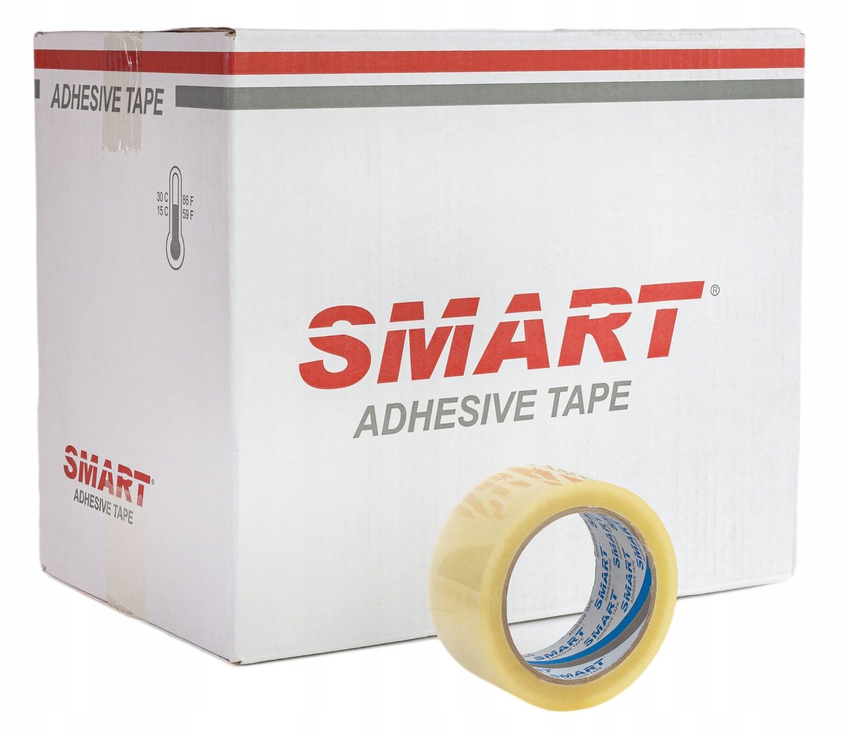 SMART Acryl Pakband Transparant 48mm x 60m - Sterk en betrouwbaar