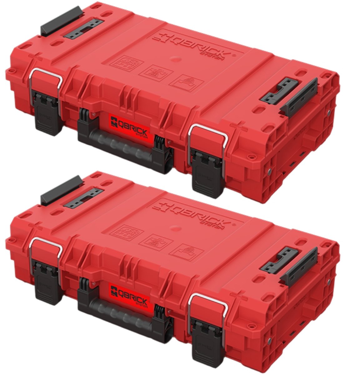 Qbrick Prime Toolbox 150 Vario Red Ultra HD - Robuuste Gereedschapskist