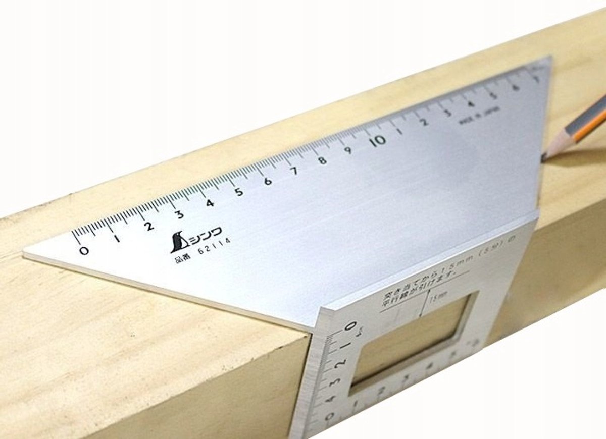 Shinwa 3D Aluminium Hoek Houtbewerking 62114