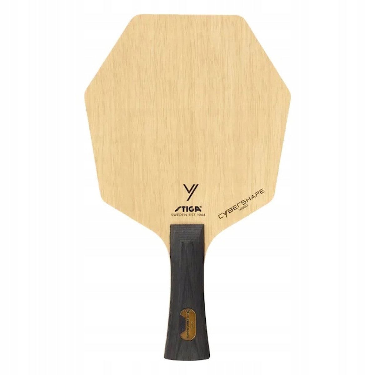 STIGA CYBERSHAPE WOOD Tafeltennisbat - Offensief, 5 Lagen Hout