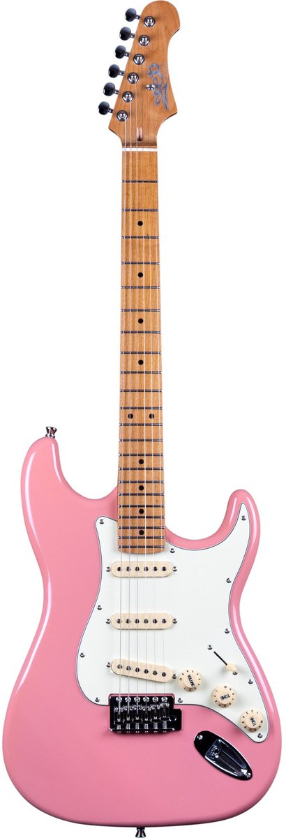 JET Guitars JS-300 Burgundy Pink elektrische gitaar