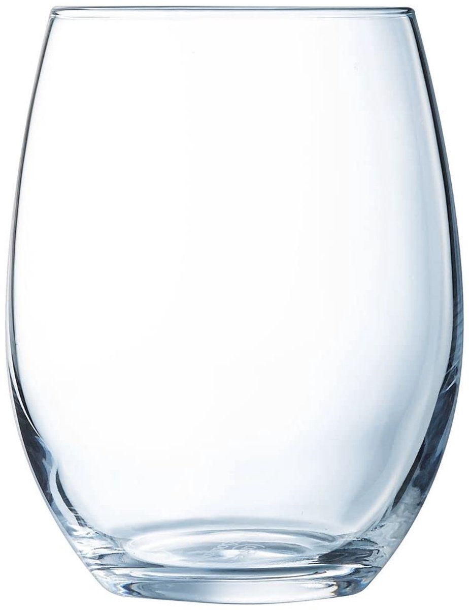 Unyqoos® Set van 6 elegante kristallen drinkglazen voor water en sap 270 ml