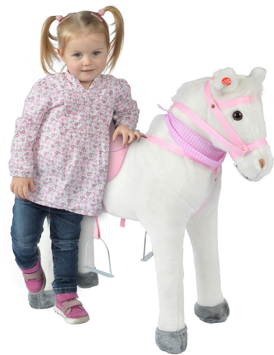 Pink Papaya Staand Paard Molly - 75 cm