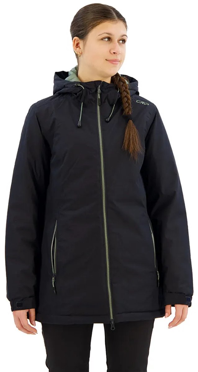Cmp Long Fix Hood 32z1396 Jas Vrouw Antraciet