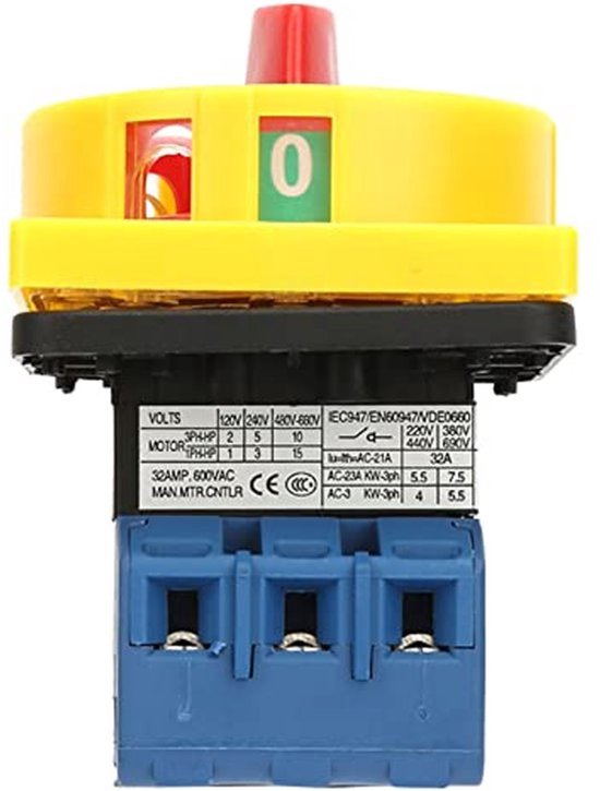 Itor 4-pole on/off switch, 25A/32A, automatic load switch, 3-pole, 2 ...