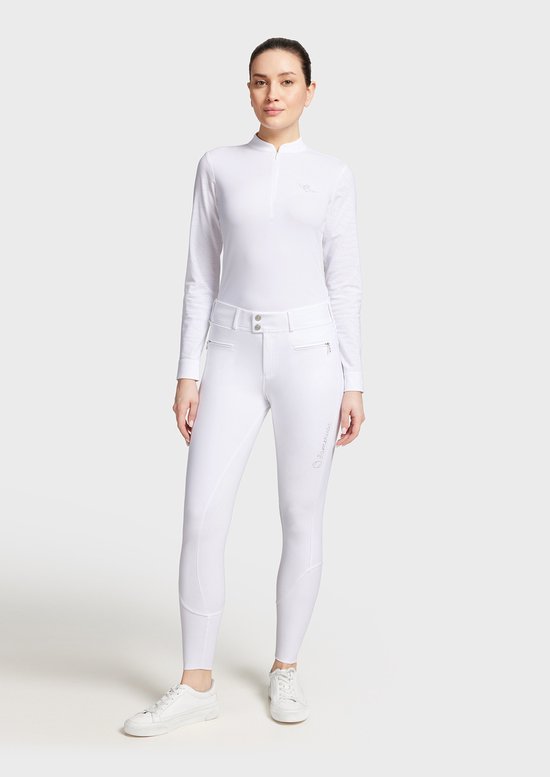 Pantalon d'équitation Samshield Clara Full Grip pour femme - Taille haute, collection Permanent