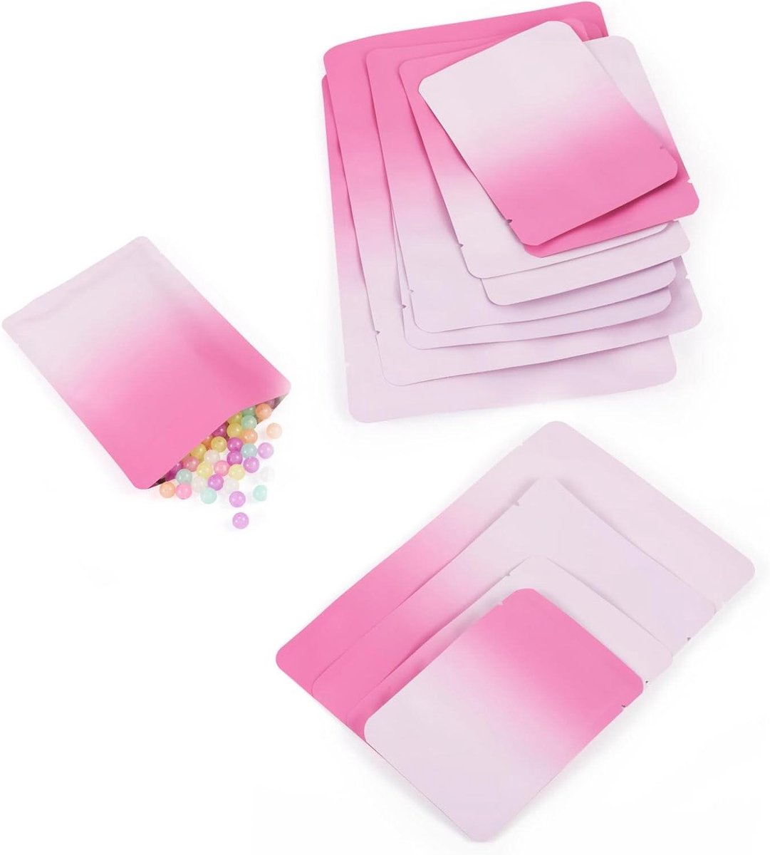 Ronte - Vacuüm Sealer Zakjes voor Opbergen van Sieraden - Hot Pink - 72 stuks