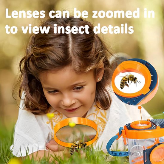 2 Boîtes D'Observation Insectes Avec Loupe - Kit Exploration Nature Pour Enfants