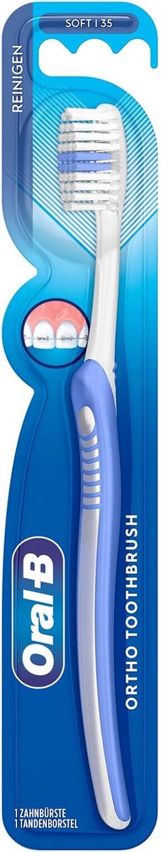 Zachte Orthodontische Tandenborstel voor Beugels, 1 Stuks