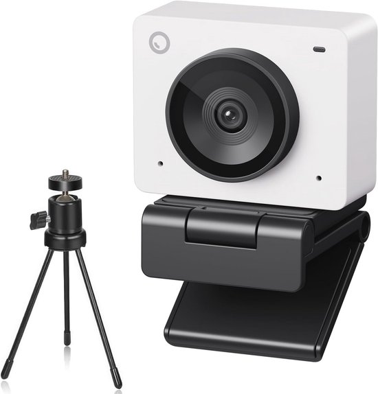 1080P Webcam met AI Tracking voor PC - Plug-and-Play Streaming Camera voor Laptop en Conferenties