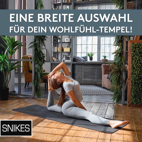 Yogamat voor Yoga en Fitness, Antislip, 180 x 60 cm, Draagriem Inclusief, 4 mm Dikte, Ideaal voor Thuisgebruik van Yogamat — afbeelding 2