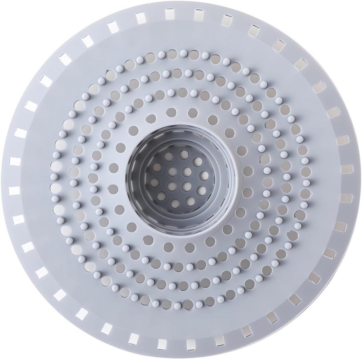 Flexibele Siliconen Haarvanger Doucheputje - Anti-Verstopping Afvoerzeef (3,7-4,5 cm)