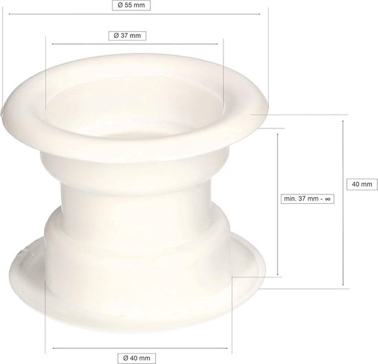 NATOTELA Ventielschacht – 6 Stuks – Rond Kunststof – 210x230x150 Mm – Voor Irrigatie En Tuin