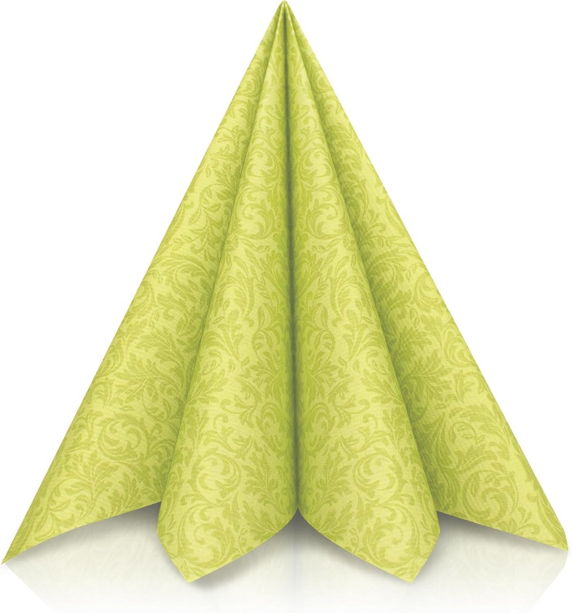 Luxe Groene Airlaid Servetten (50 stuks) - Textiel-look 40x40cm voor Bruiloft en Feest