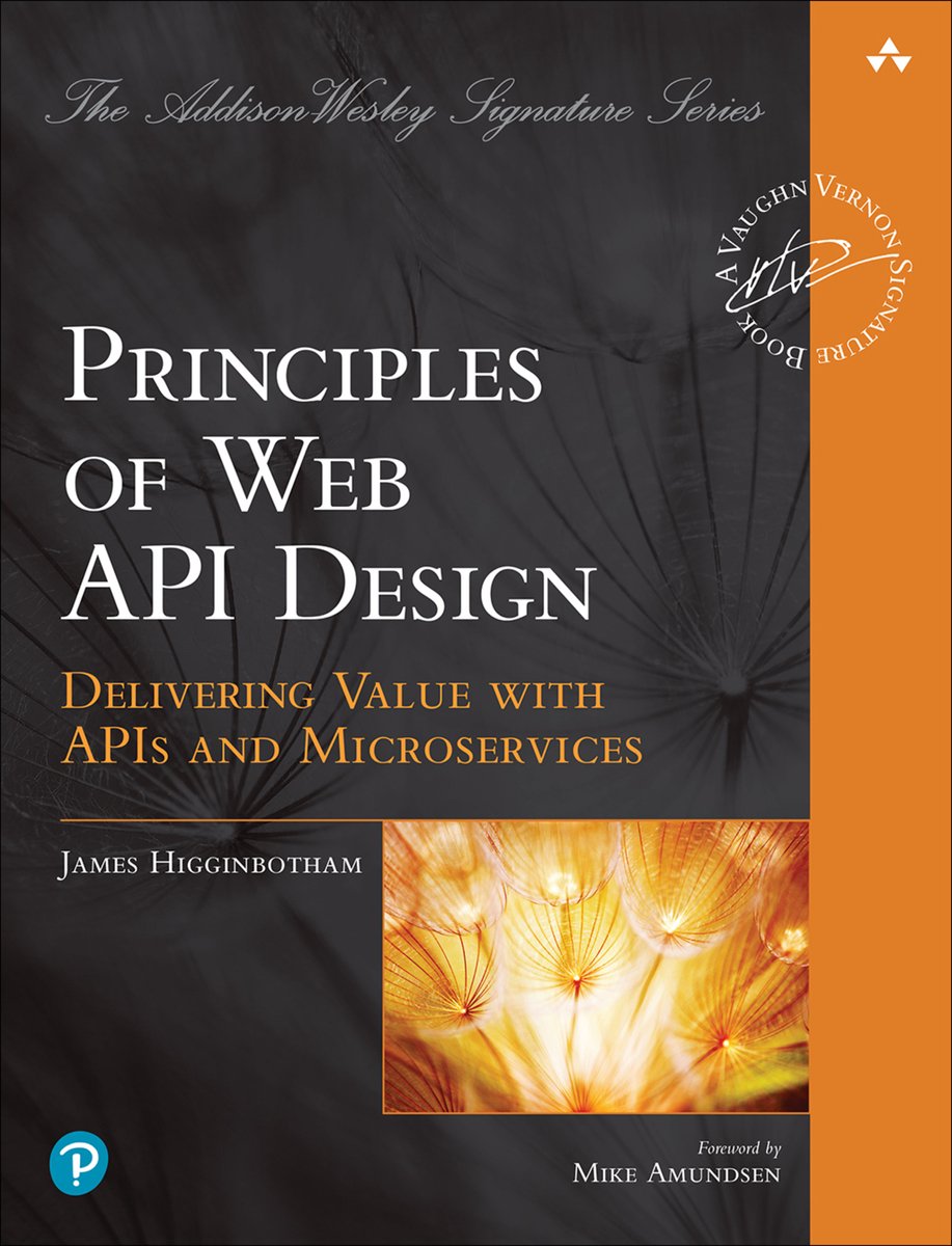 Omslag van Addison-Wesley Signature Series (Vernon)- Principles of Web API Design