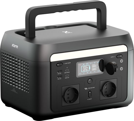 Xtorm Powerstation 600W - Draagbare accu voor kamperen en ... - Bol