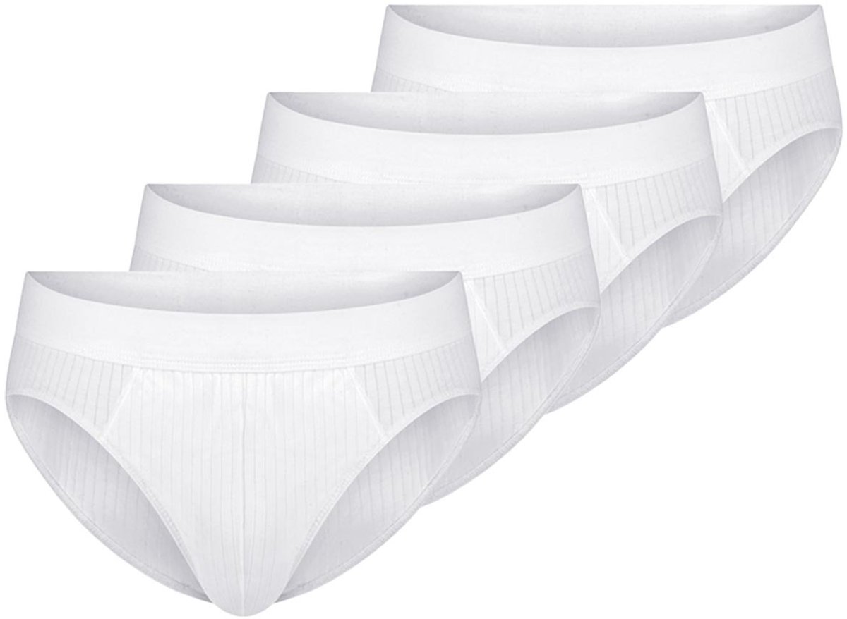 Schiesser Heren rioslip 4 pack Cotton Essentials Authentic