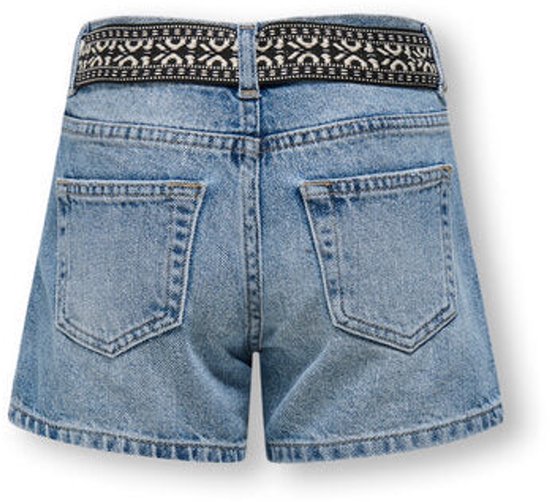 ONLY short fille ELLA en Denim Blue clair Medium coupe droite