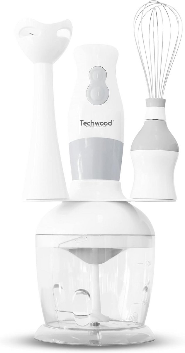 Multifunctionele Staafmixer 3-in-1 met 300W Vermogen - Voor Smoothies, Puree en Sauzen