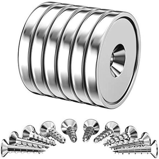 Magneet Neodymium schroefdraadbout met rubber zwart 25mm kopen? Huisnummers