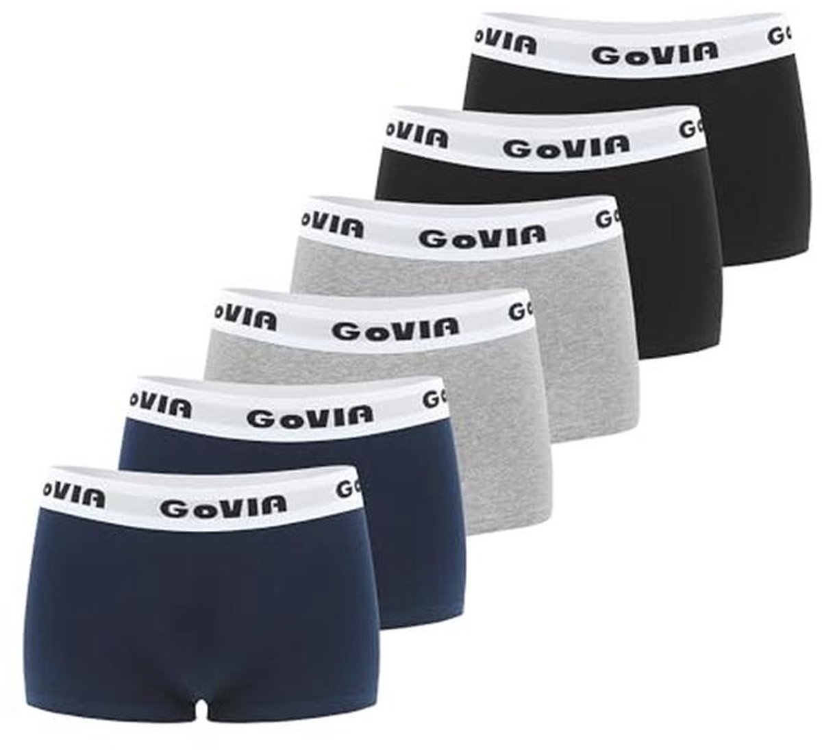 Dames Pantys Ondergoed Basic Set van 6 - Comfortabele Katoenen Bikinislips met Zachte Tailleband