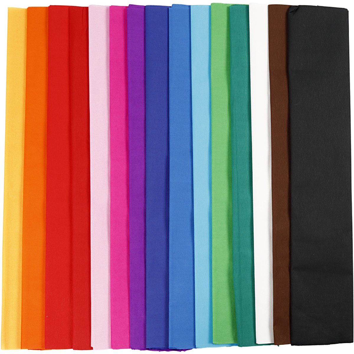 Creativ Company Crepepapier Set Multigekleurd 50x250 cm 15 stuks — afbeelding 3