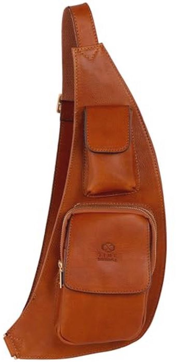 Leren Fanny Pack Unisex - Handgemaakt Italiaans Volnerfleer Heuptas