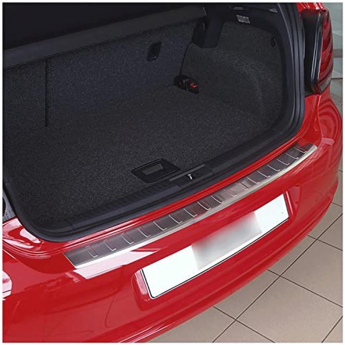 Achterbumperprotector V2A RVS met Afschuining voor Perfecte Lakbescherming