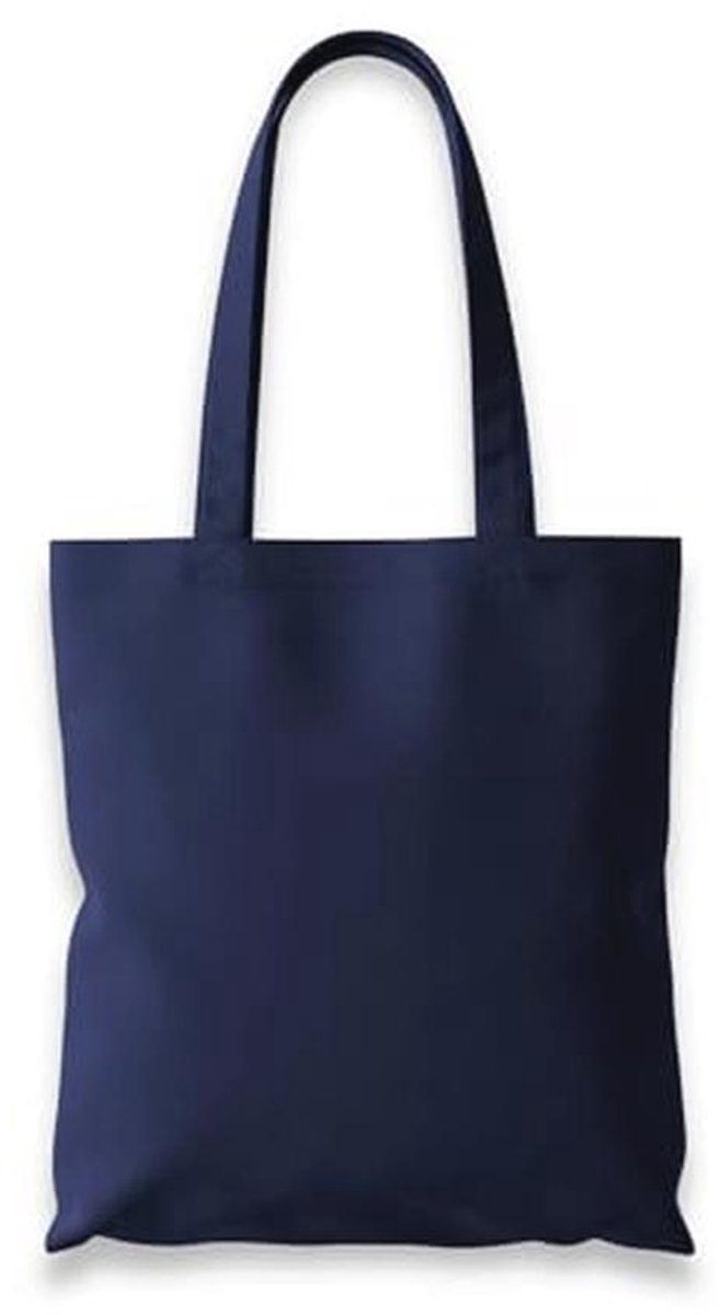 Eco-vriendelijk Katoenen Tote Bag - Herbruikbare Tas met Lange Handvatten