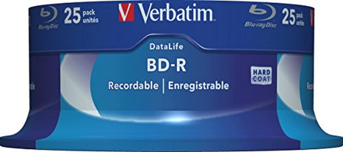 25 GB Blu-Ray-schijven met 6x brandsnelheid - 25 Pack
