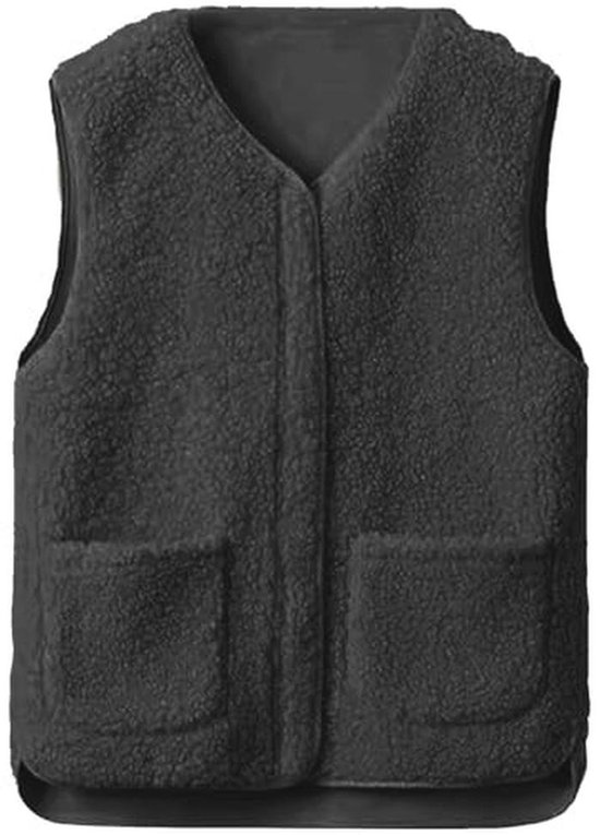 Mouwloos Vest Voor Heren,Heren Winter Fleece Gevoerd