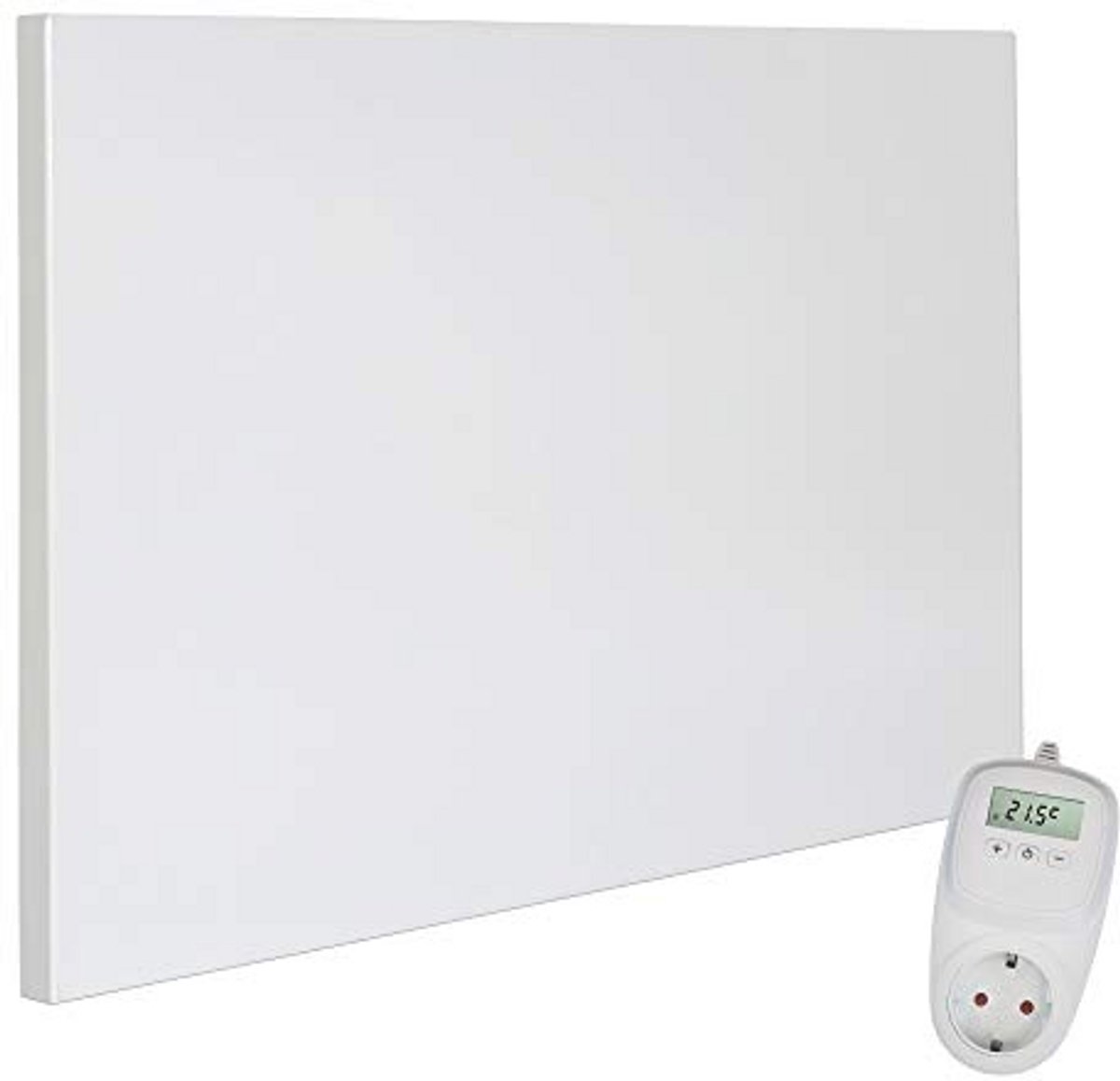 Infrarood Wandverwarming met Thermostaat – Energiezuinige Carbon Crystal Paneelverwarming voor Badkamer – 300W